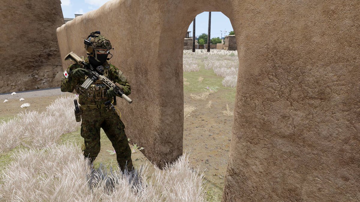 muto1033's tweet photo. 再現度低め
 #SOFweek2026   #特殊作戦群  #SFGp  #ARMA3 https://t.co/0PYLF10S3C