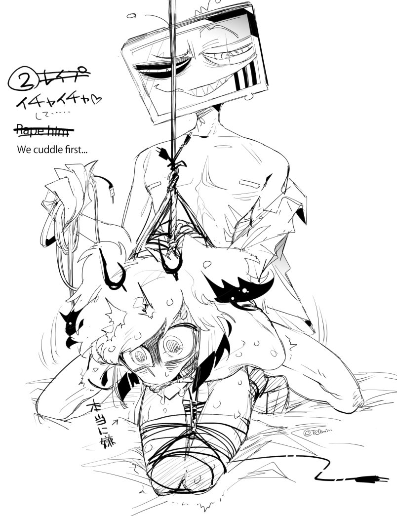 yaminabeno_gu's tweet photo. 🔞⚠️🩸Dub-con　P📺P🦌/軽い内臓注意！
仲直り以前に仲良くはなさそう(でも付き合ってる匂いがする) https://t.co/II3Q79uEQy