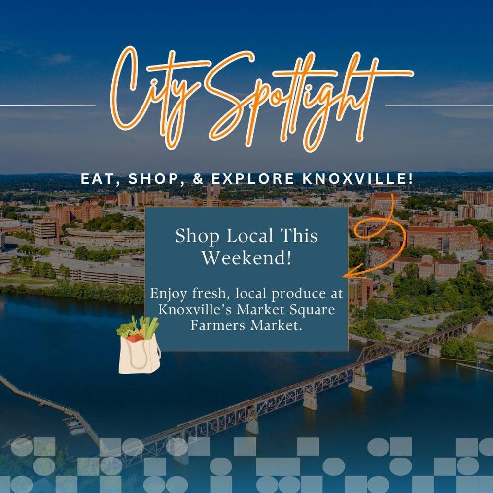 GuidanceAdvisor's tweet photo. This weekend, enjoy Knoxville's Market Square farmers market and grab some local produce. You could even try a new recipe or test some in-season veggies! https://t.co/YlmuDLHTxA