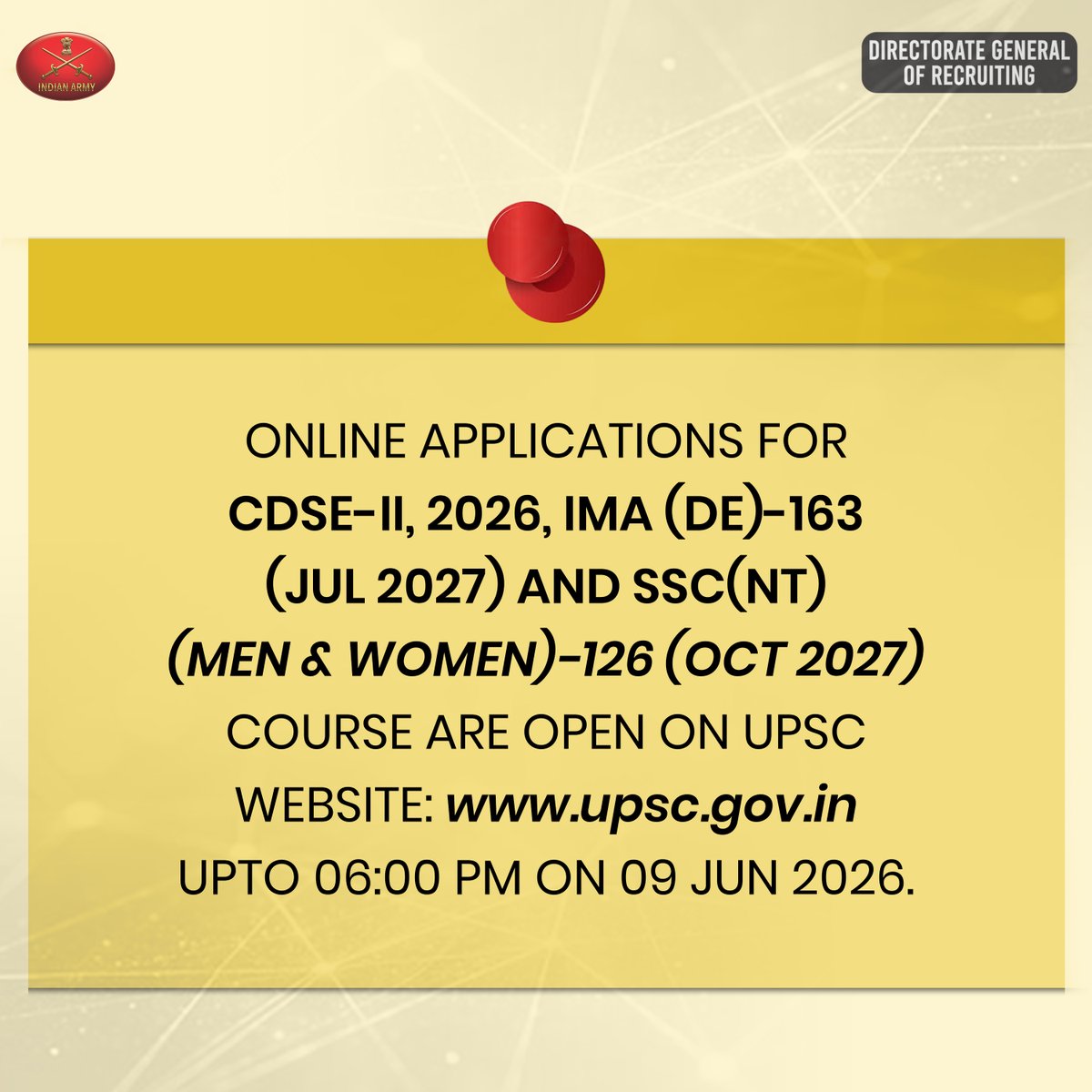 Directorate General of Recruiting - Indian Army tweet media