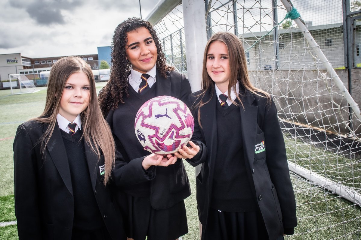 PriorySTC's tweet photo. Five Year 8 footballers are celebrating trophy wins!

Freya and Emeli celebrated silverware in the U14s – a year up - Coulton Cup last weekend for Lostock St Gerards.

Meanwhile Isla, Amaya and Ellie won the U 13s Coulton Cup for Lancon Junior FC Yellows.

https://t.co/sRs12qbUTu https://t.co/Vg2culjywm