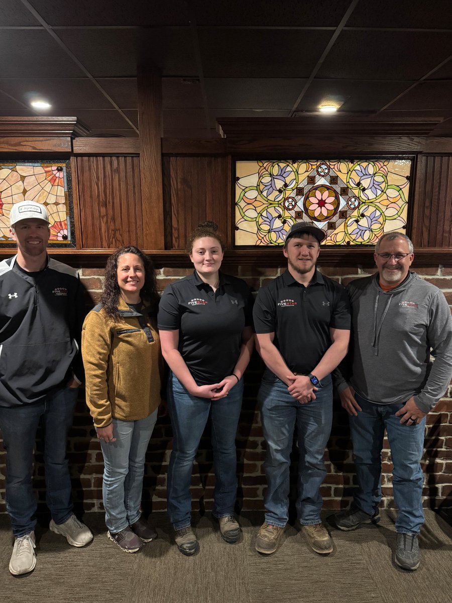 FiveStarCoop's tweet photo. This summer, our Agronomy interns are working side-by-side with mentors across Five Star Cooperative to gain real-world experience in the field and beyond. Excited to watch them learn, grow, and make an impact this season. https://t.co/M6Te7ssHjE