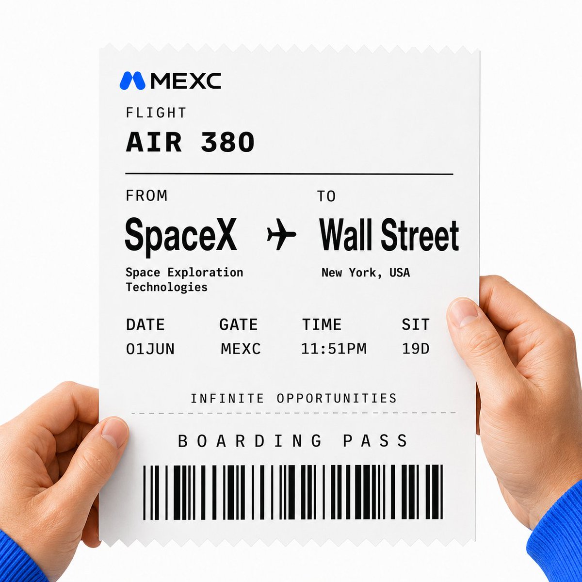 MEXC_Japan's tweet photo. 🚀 $SPACEX(PRE) Launchpadが終了しましたが、MEXCの無限のチャンスはまだ始まったばかりです！✨

次に熱い株式機会はどれだと思いますか？👀 
あなたの推し銘柄を教えてください！

総額$300相当のGOLD($XAUT)を15名様でシェア🎁

✅ 参加方法  
1️⃣ @MEXC をフォロー＆下記リンクの投稿をリポスト（この投稿もリポスト希望！）
2️⃣ 希望銘柄（例： $NVDA $TSLA $OPENAIなど）＋あなたのMEXC UID＋#MEXC #MEXC0fee を付けてリプライ
　🔗 https://t.co/UASeZpOjFG

⏰ 48時間限定！みんなの予想お待ちしてます！

#MEXC #MEXC0Fee