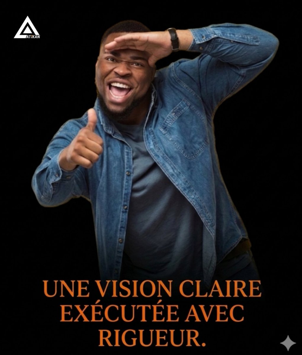 AtikanGroup's tweet photo. Vision+Rigueur= Réussite.

#Atikan https://t.co/q7NishwVOU