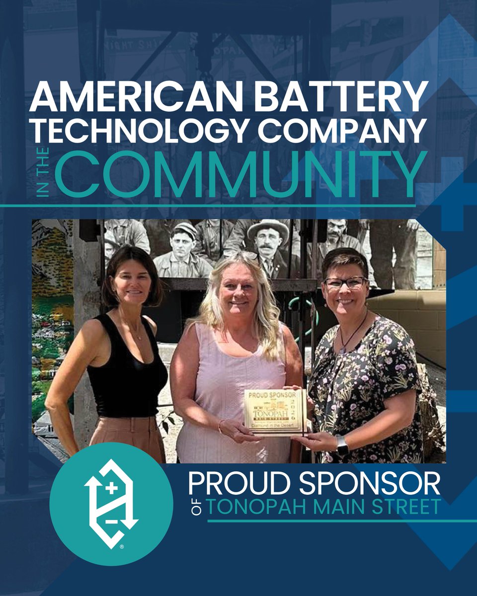 abt_company's tweet photo. We’re honored to be recognized by Tonopah Main Street for our annual contribution to the city and community. Tonopah Main Street’s tireless efforts to revitalize the business climate, preserve the town’s rich historical past, and foster a sense of community are truly remarkable.

A special thank you to the Tonopah Main Street Board of Directors led by Chairman Joni Eastley and to Executive Director Kat Galli for presenting our beautiful, locally-made plaque to ABTC’s Director of Community Impact, Kerry Rohrmeier, and Community Liaison, Shirley Perkins. We’re proud to support Tonopah Main Street’s mission of improving the quality of life, revitalizing the business climate, and preserving the town's unique, historical past.