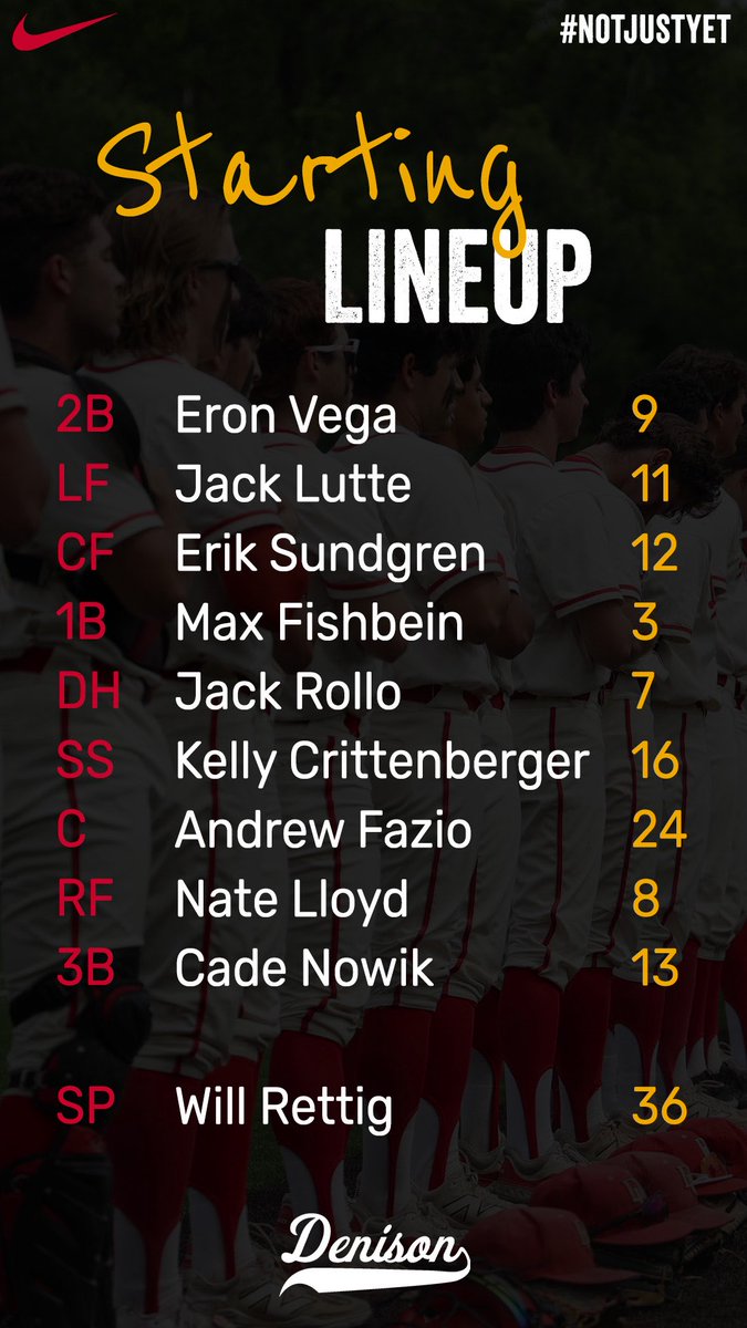 Denison Baseball tweet media