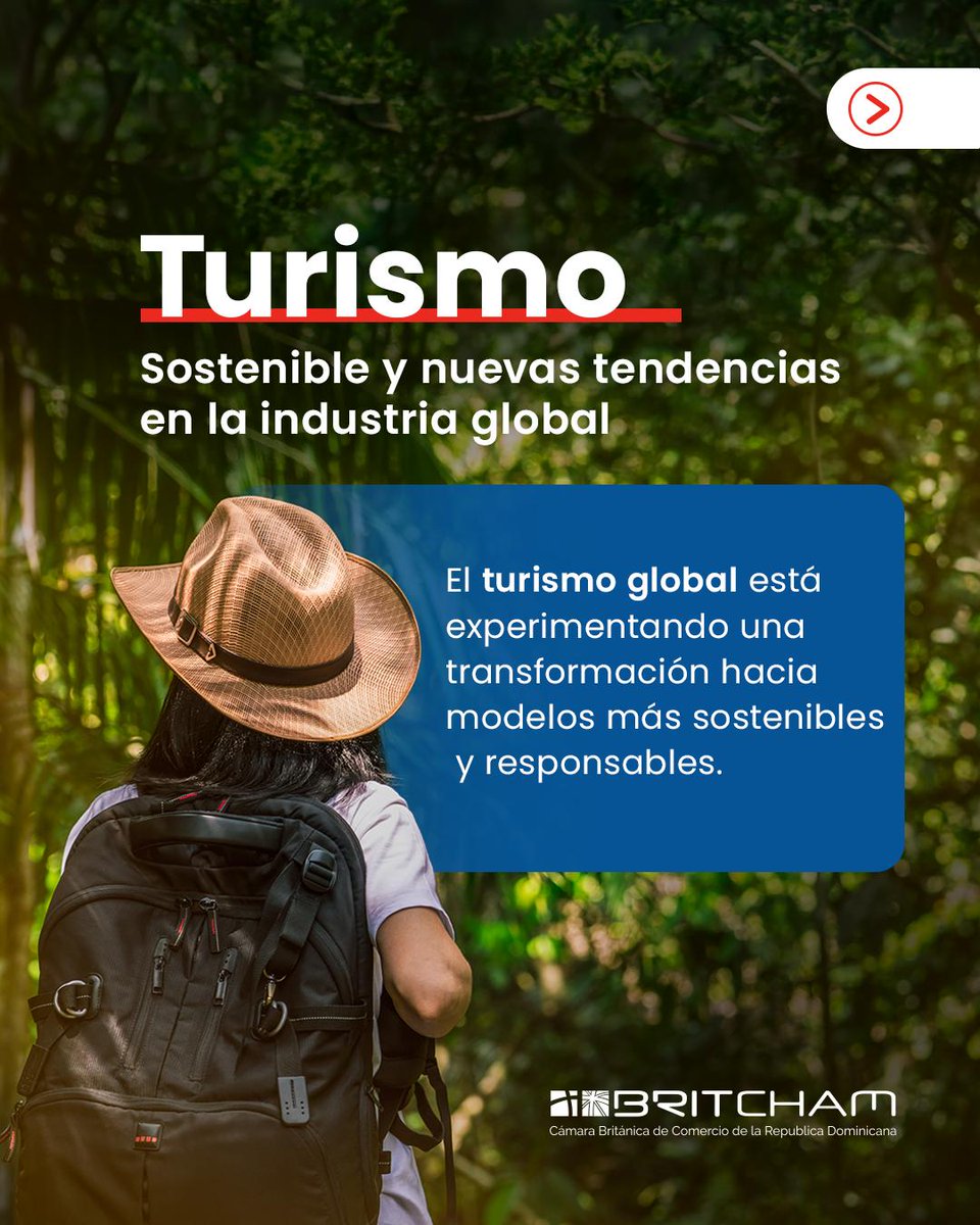 BritchamDR's tweet photo. La sostenibilidad está redefiniendo las prioridades dentro de la industria turística global.  Cada vez más viajeros valoran experiencias alineadas con la protección ambiental, la conservación cultural y el desarrollo responsable de los destinos.

#BRITCHAMDR #TurismoSostenible https://t.co/y3TXFxNDXc