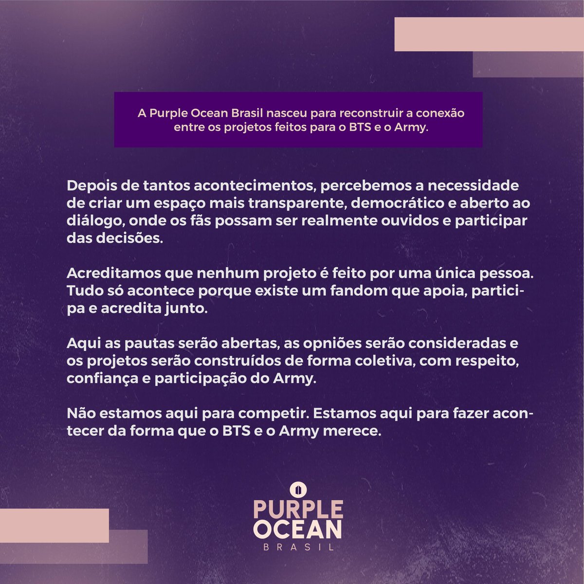 Purple Ocean Brasil tweet media