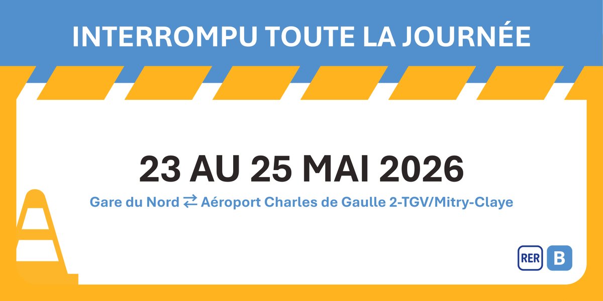 RER B tweet media