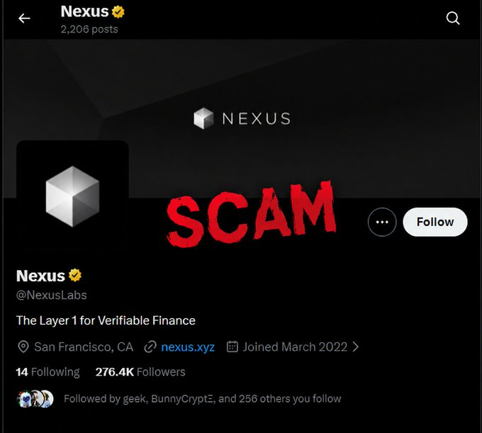 freebrushes's tweet photo. Nexus labs They heavily advertise node running to attract users. People have to spend $1,000 to set up and run a node, but the project only rewards them $10–20.  This is honestly the cheapest, most pathetic scam project I’ve ever encountered. https://t.co/FhbdYyKKot