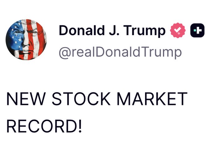 Divs_King's tweet photo. On pourra penser ce que l’on veut de cette communication de la part de l’homme le plus puissant de la planète,

La seule chose que j’en retiens, c’est que Trump fera absolument tout son possible pour maintenir les marchés actions US sur des plus hauts jusqu’à la fin de son mandat https://t.co/lV0WUyEZNY
