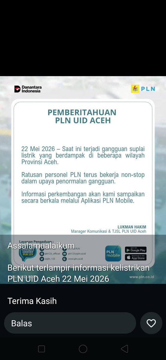 tempeetepung's tweet photo. Yang mati lampu/listrik sumatera, kabarnya sih ini. Tetep gatau detailnya gimana guys https://t.co/pf6H9eu8y8