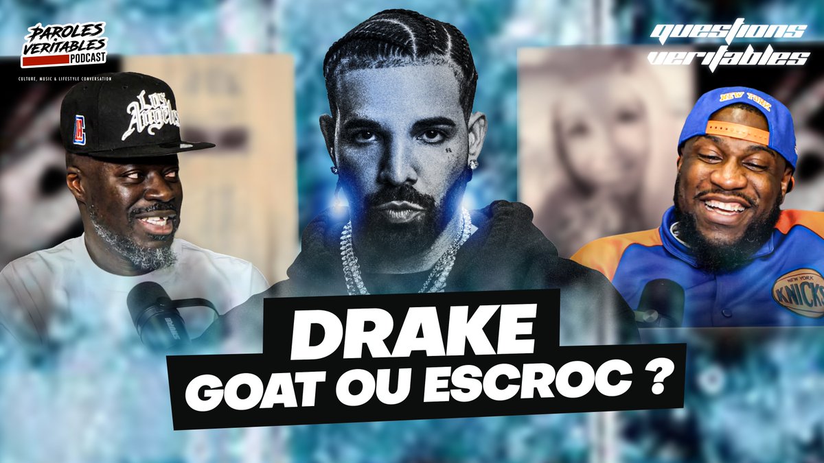 parolesveritabl's tweet photo. Nouveau "QUESTIONS VERITABLES" 
Drake, GOAT ou ESCROC ?

Une analyse sur sa stratégie et son impact en 2026 après la sortie de ses 3 albums.

N’hésitez pas à donner des questions à traiter.

#drake #ice #parolesveritables https://t.co/OEOjzgeORx