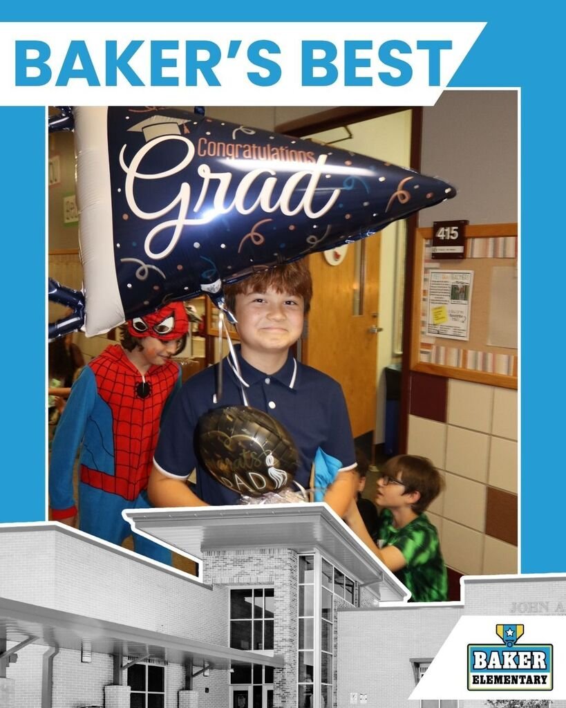 BakerElem's tweet photo. Congratulations to our 5th Graders!  We had a great time celebrating these students and their success.  We wish them all the best in Middle School! #BakerBetterTogether @ProsperISD https://t.co/rJaF1sZJSR