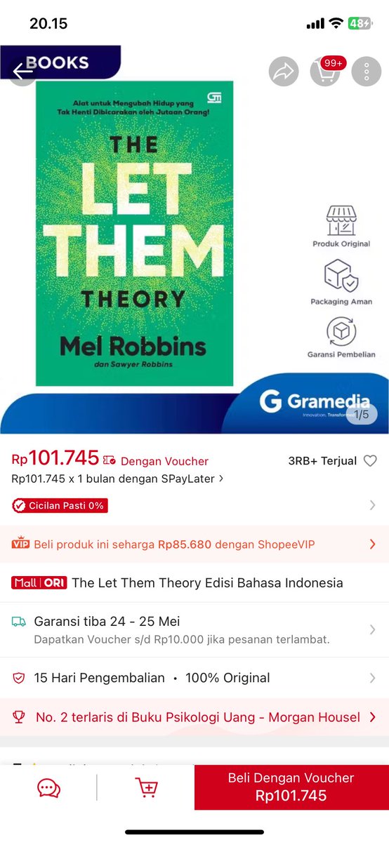 haechanactt's tweet photo. Buku the let them theory mel robbins, ini new ya cm udah kebuka plastiknya. 78k include all https://t.co/BqruIfIrMo