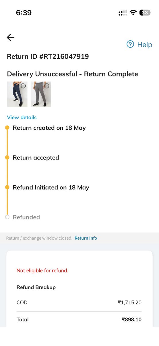 UmranPathan's tweet photo. Ordered 5 products from @AJIOLife on 2nd May. Only 2 were delivered, while 3 were returned without a single delivery attempt.

Reordered those same 3 products along with 6 more items on 15th May. Delivery was promised for 21st May, now pushed again to 24th-25th May. https://t.co/UcaxYuwQpn