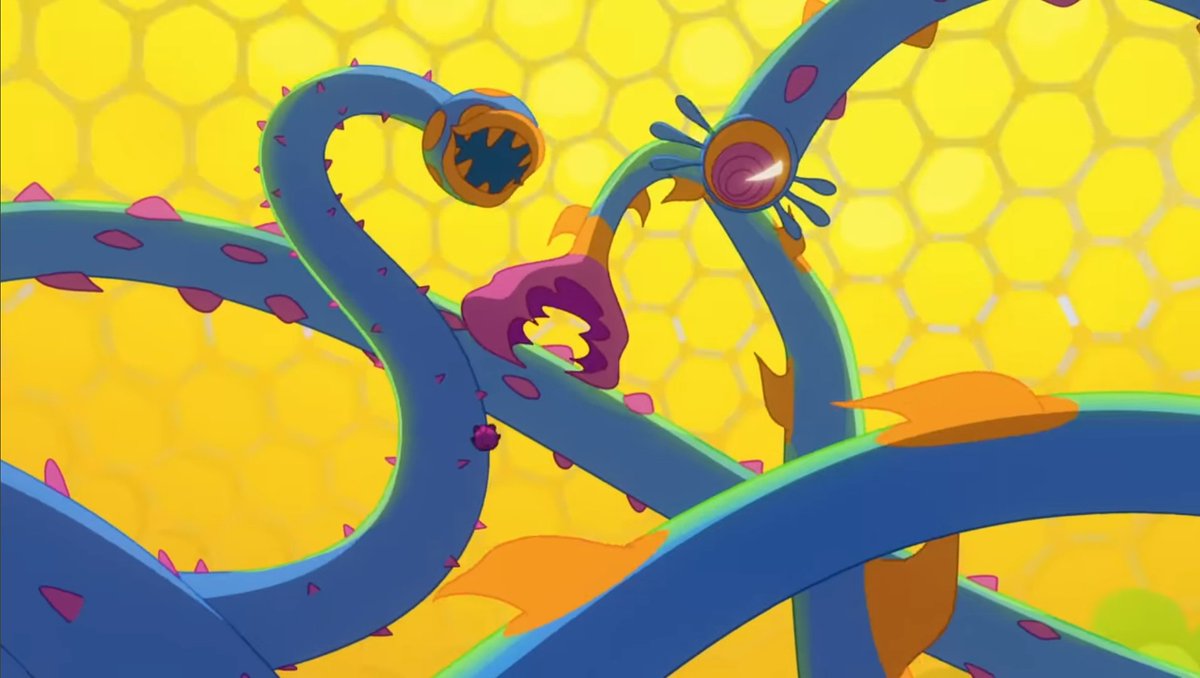 TreeHuggerRobot's tweet photo. [ OPEN EVENT INTERACTION (1v1) ]

*Your muse was visiting the Biodome when suddenly a ton of mutated plants began swarming the area, growing rapidly, in the center of attention sat Corrupted Sprout, will you fight him or flee to save yourself?* https://t.co/P77TGERf2D