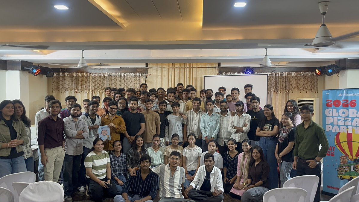PriyanshuSarjan's tweet photo. ✨Celebrated Bitcoin Pizza Day at the Global Pizza Party 2026

Honoring the first real-world Bitcoin transaction made on May 22. Amazing to connect with the community and fellow builders.

@Pizza_DAO
@RarePizzas
@simarpreet_019
@SomThakur0407
@Mr_DevanshPatel
@aniketsahu_115 https://t.co/l0nybnkO7o