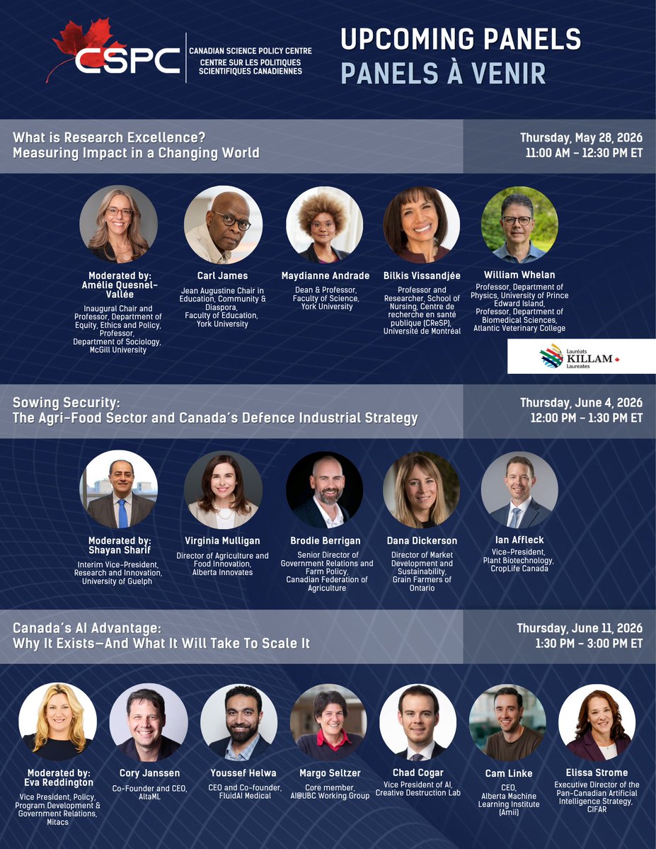 Canadian Science Policy Centre (CSPC) tweet media