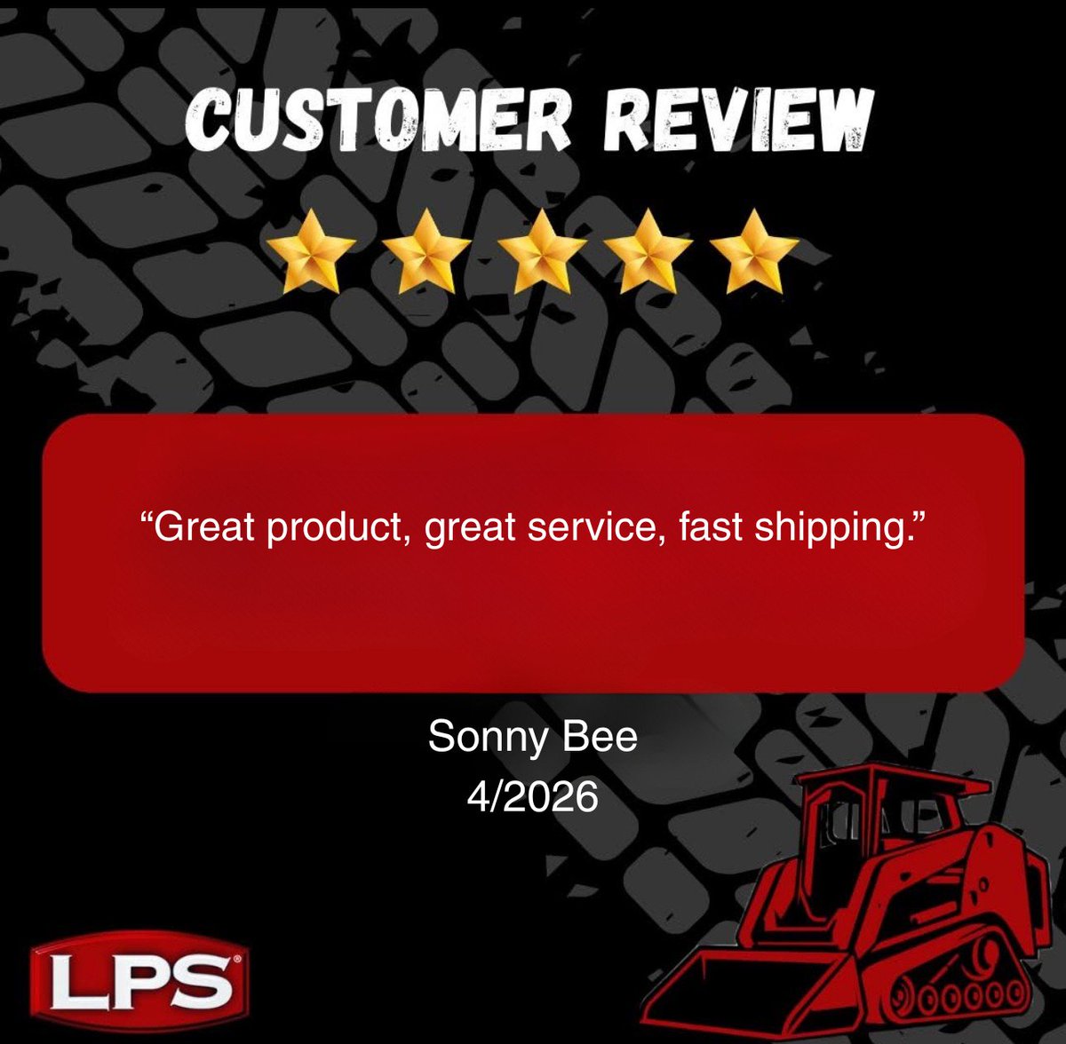 LoaderParts's tweet photo. Great product, great service, and fast shipping — we’re grateful for your trust in LPS. Thank you for choosing us for your parts needs. Ready to see the difference for yourself? Shop with LPS today. #CustomerSatisfaction #LoaderPartsSource https://t.co/B4csPiwucv
