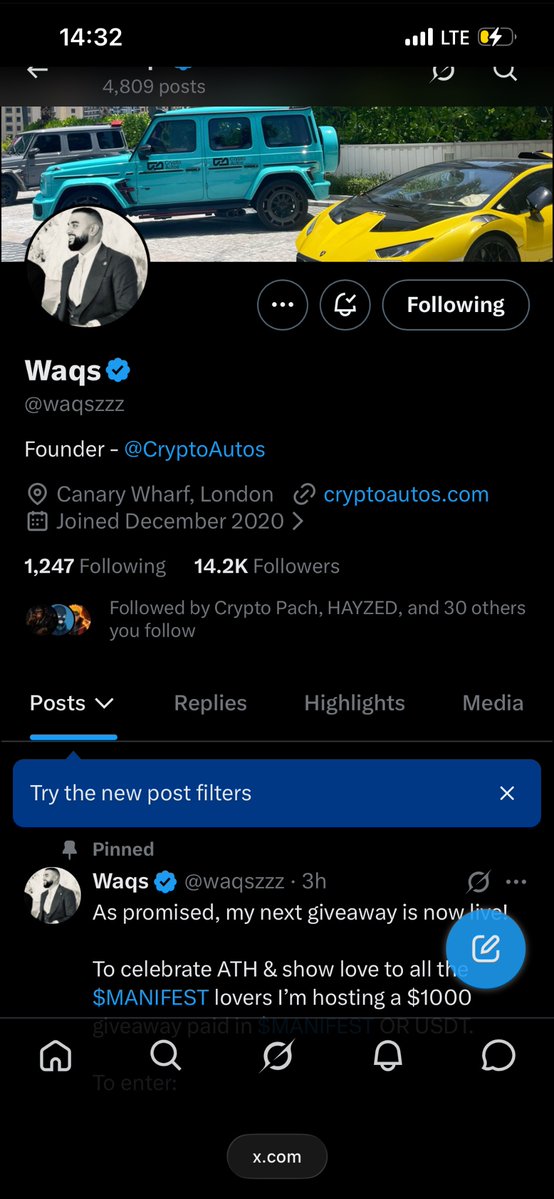 James tweet media