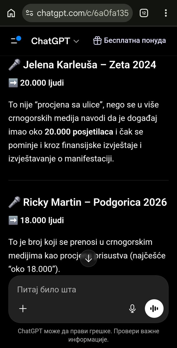 Dokta56's tweet photo. Da ne kopam po novinama. Zna se koga Crna Gora voli! @karlinbich 
Čekamo arenu u Podgorici... https://t.co/ZBw8D9DmGq
