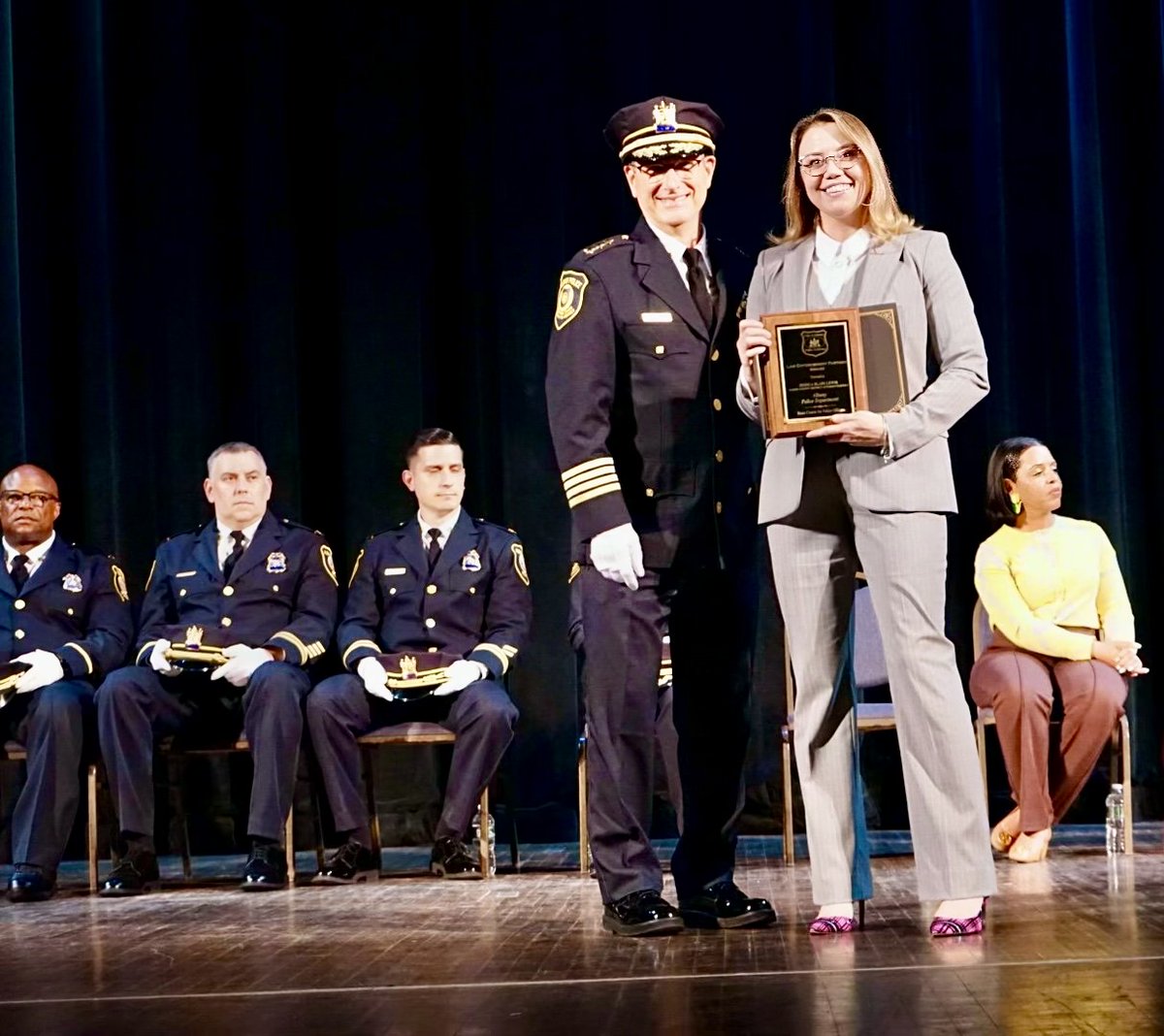 AlbanyCountyDA's tweet photo. Our very own Deputy Chief ADA Jessica Blain-Lewis was honored this week by the Albany Police Department with a Law Enforcement Partnership Award. As we all know, Jessica is a fierce advocate for victims and a trusted partner to law enforcement. Join us in congratulating her. https://t.co/A1SK4W3Ozk