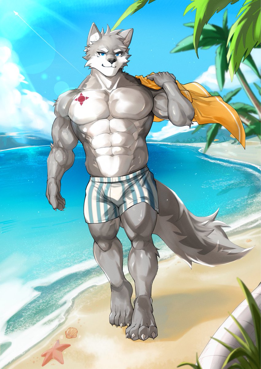 WolfSSS8's tweet photo. Axel on the 🏖️ 
Artist 🧑‍🎨 @keitadayox https://t.co/8CFua00VfH