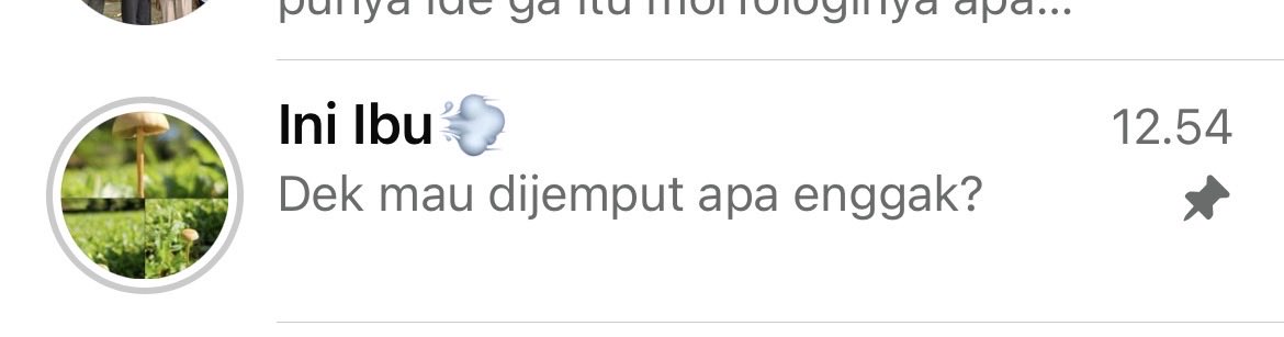 duckasslay's tweet photo. saking capeknya sampe liat notifnya ibuk nanya gini aja bikin gue nangis bgt. Sedih bgt hr ini ditinggal pulang https://t.co/xgRf6LIymA