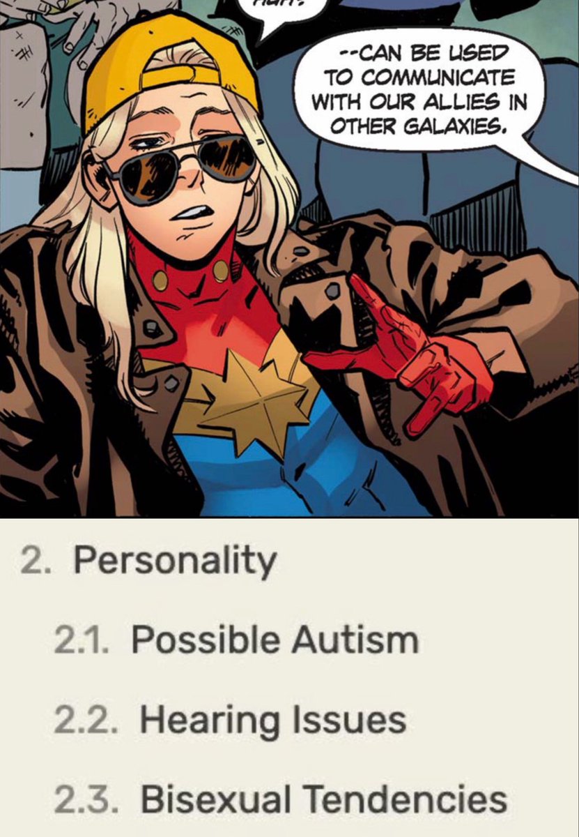 carol danvers thinker 🌟 tweet media