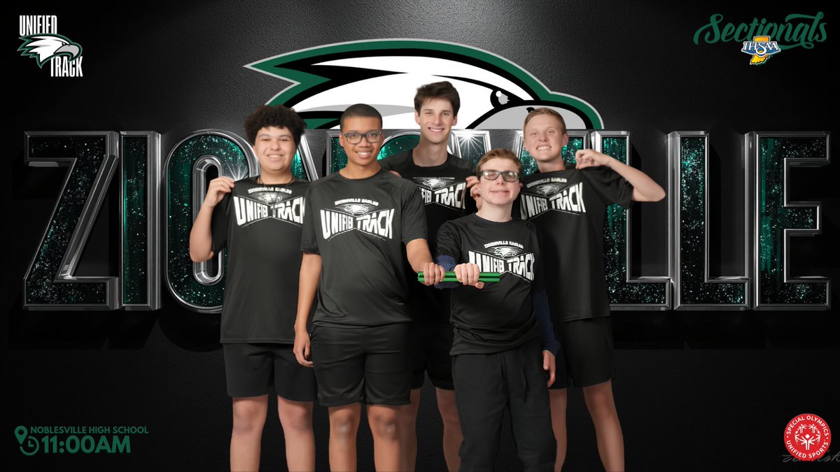 ZCSeagles's tweet photo. 🦅 UNIFIED TRACK AND FIELD 🦅  Good luck to @ZCHSunifiedtf as they compete in the @IHSAA1 SECTIONAL @MillerNationAD on SATURDAY!  All of the action begins at 11AM.  GO EAGLES!!

🎟️ https://t.co/cmt1rIg2t6 https://t.co/VDvFPoYBKG