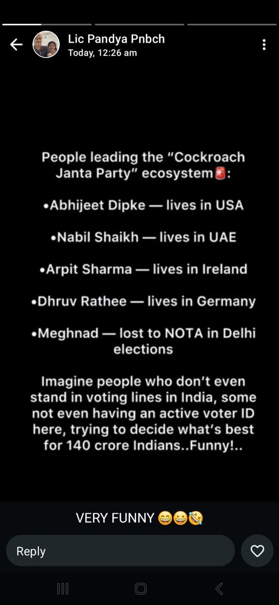 Aloukdtyagi's tweet photo. These are Anti India pigs who are spineless nd born as Bstrds..such cockroach's r killed instantly by the spray meant fr such pigs... https://t.co/GsLc4cAJ6x