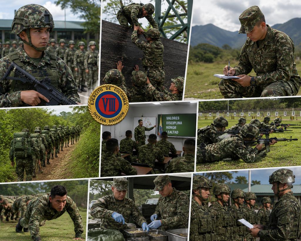 Ejercito_Div8's tweet photo. La @Ejercito_Div8 cuenta con 1.288 cupos para hombres y 62 cupos para mujeres, para que ingresen a prestar su servicio militar en la Orinoquía colombiana.🫡🇨🇴

Los jóvenes que presten su servicio militar recibirán una bonificación mensual equivalente a un salario mínimo legal mensual vigente (SMLMV), es decir, $1.750.905 pesos.

Durante el mes de mayo, acércate a nuestros Distritos Militares e inicia el camino para convertirte en un soldado de la patria.
#IncorpóreseAlEjército