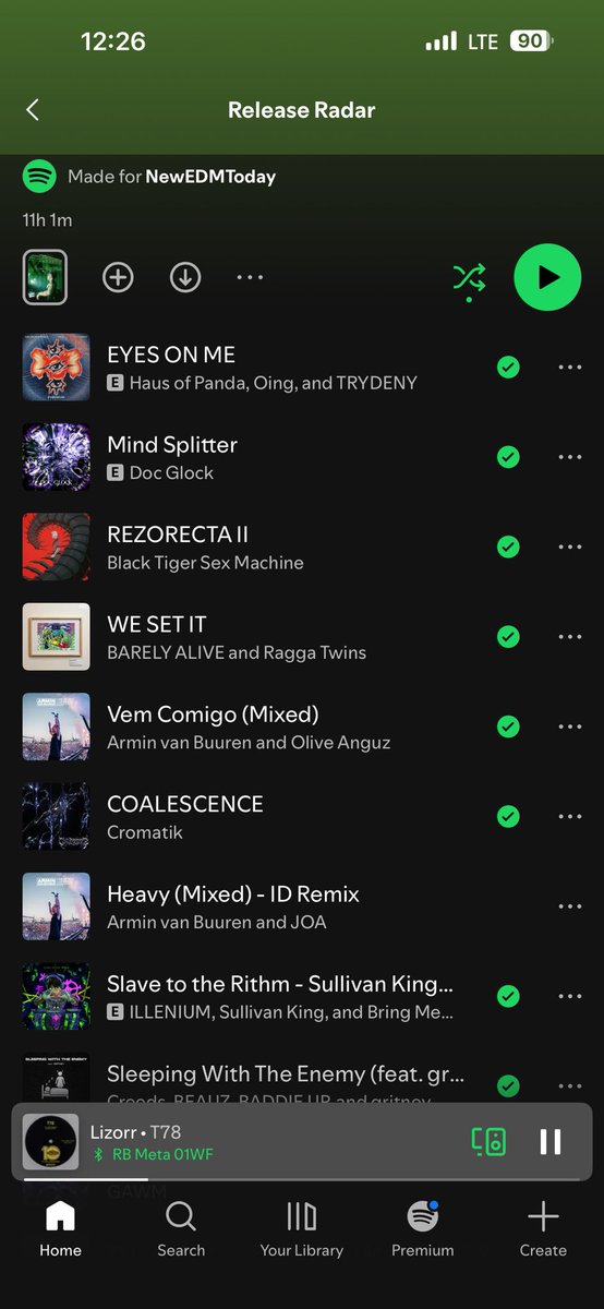NewEDMToday's tweet photo. today is music friday we who are having her e (in order) 

@thehausofpanda @docglock @OfficialBTSM @BARELYALIVEUS @cromatikdubz @SullivanKing @Dubscribe_ @HUMANSION_music @ChassiMusic @SpeedShift6 @ARMNHMR @JessicaAudifred @mythmofficial @DubstepFbi @LiquidStranger @guerromusic and so much more!