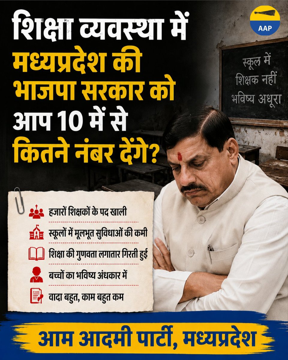 AAP Madhya Pradesh tweet media