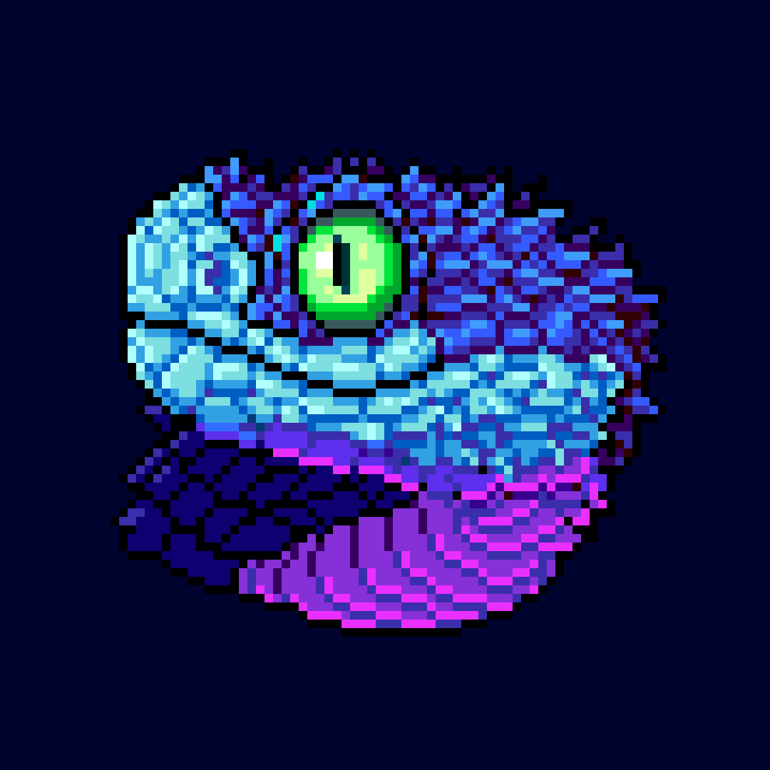 hypnobius's tweet photo. New avatar WIP 🐍

#pixelart #wipart https://t.co/UU7mYba87a