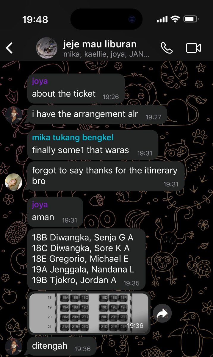 lembayungair's tweet photo. seating plan (economy class jangan sok keras deh) https://t.co/KTl5AtwSuB