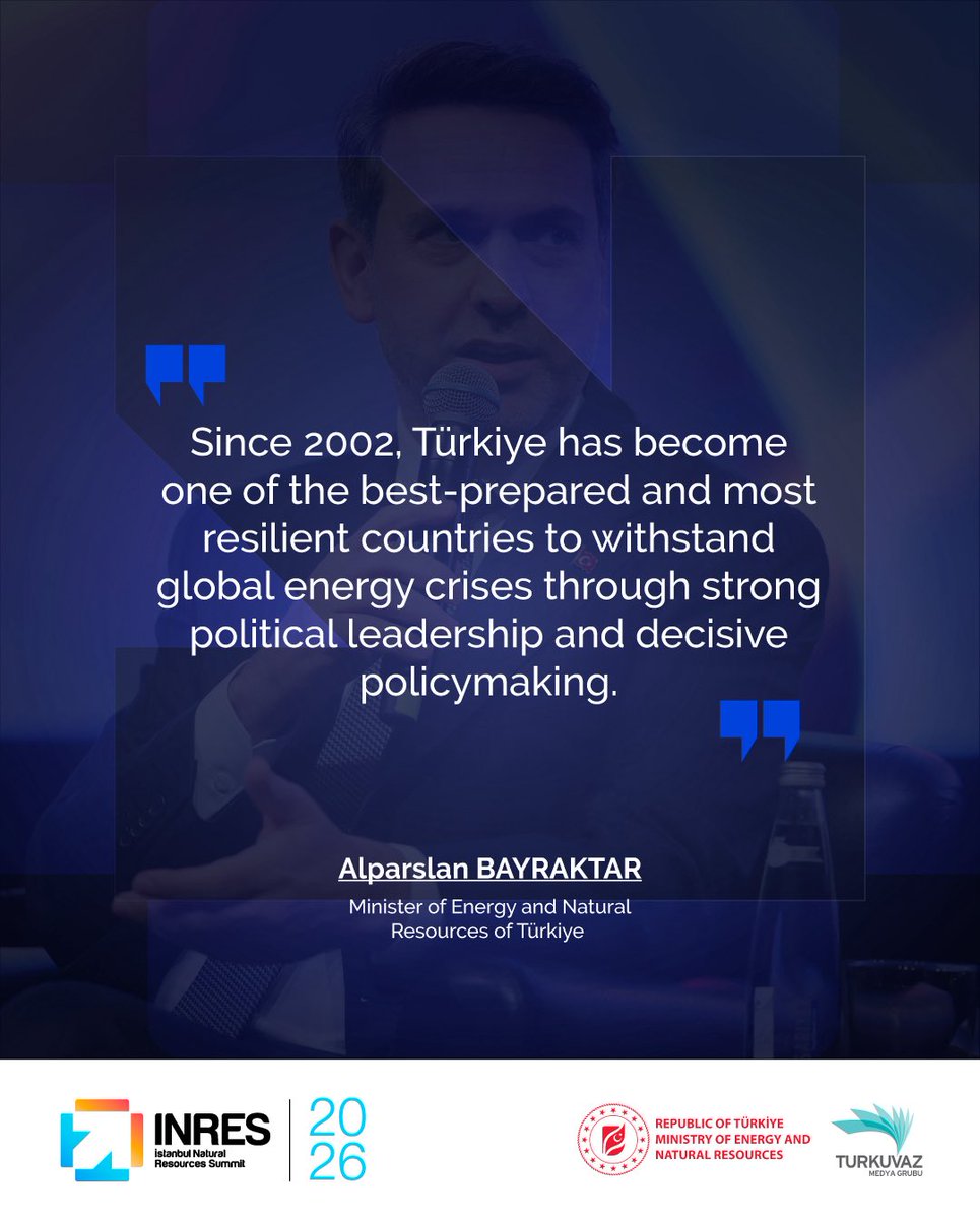 İstanbul Natural Resources Summit tweet media
