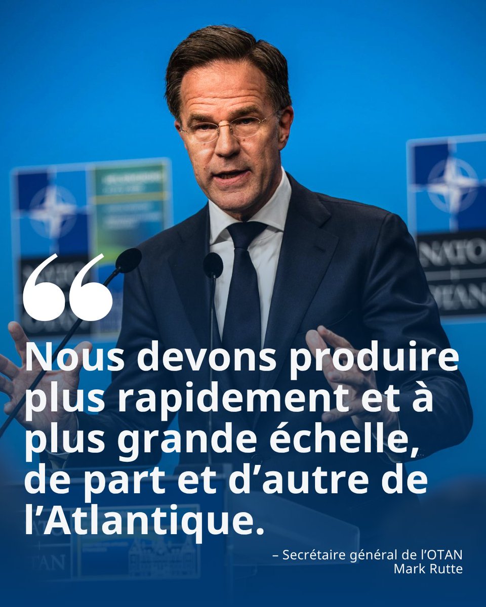 OTAN_FR's tweet photo. « Aujourd’hui, les ministres des Affaires étrangères ont discuté de l’urgente nécessité d’augmenter la production de défense dans toute l’Alliance. »
— @SecGenNATO lors de la conférence de presse qui a suivi la #ForMin en Suède 🇸🇪 https://t.co/JvXYupS73O