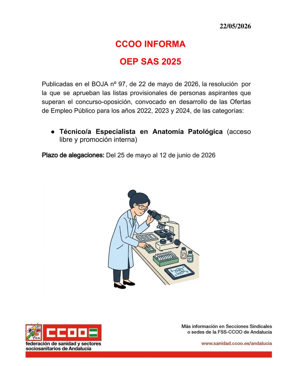 CCOO SANIDAD CORDOBA tweet media