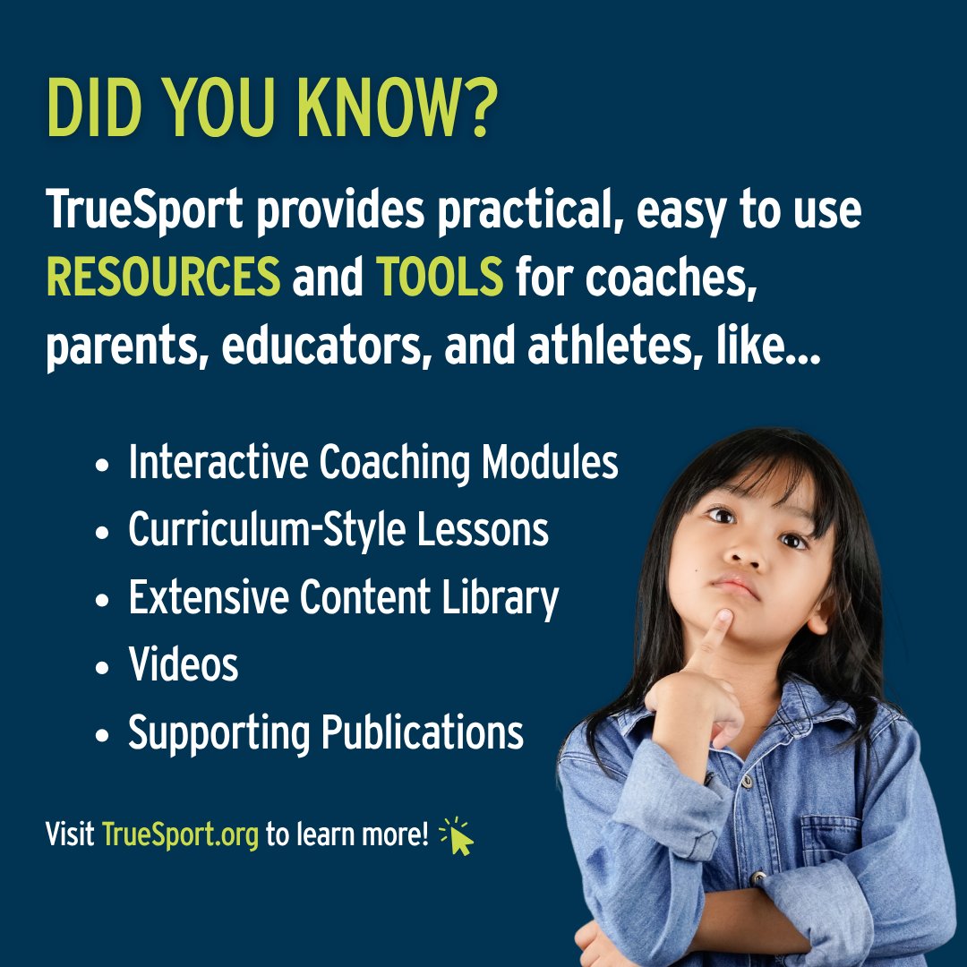 TrueSport tweet media