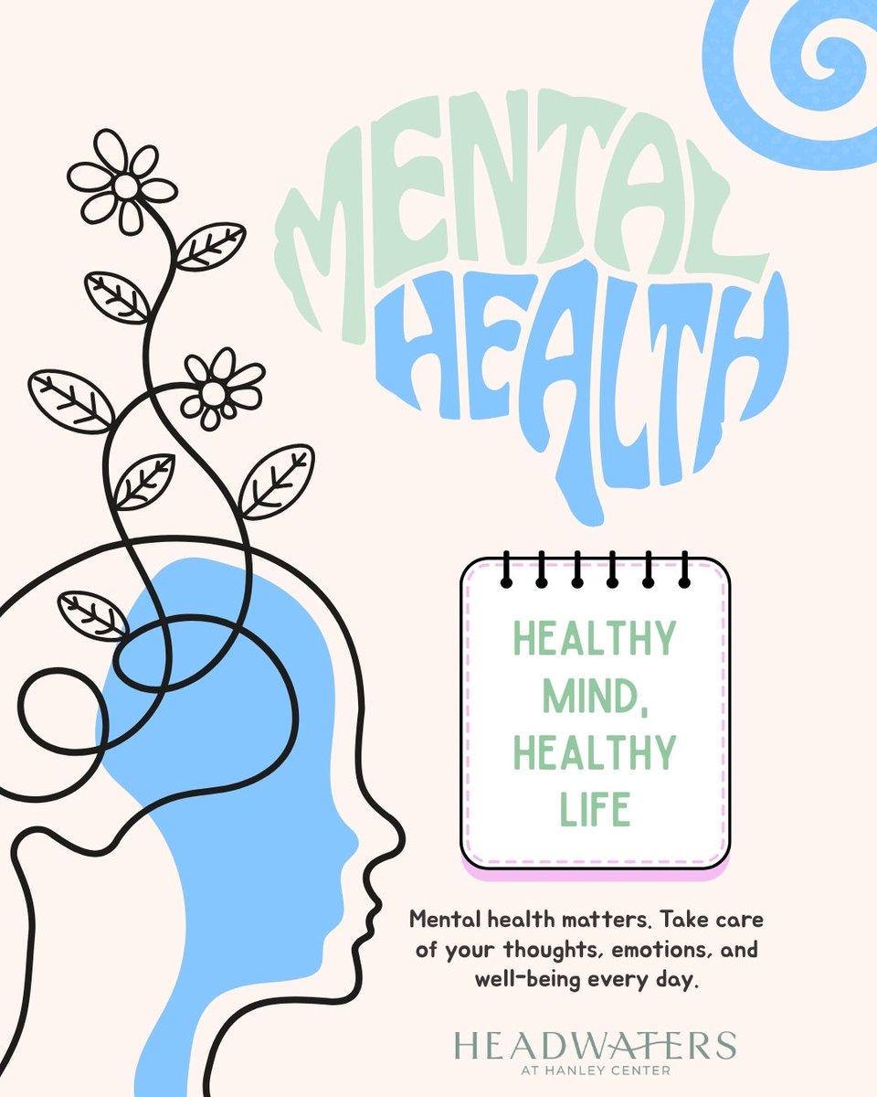 HeadwatersFL's tweet photo. Your mental health shapes how you think, feel, and live 💙
This Mental Health Awareness Month, take time to care for your mind and nurture your well-being.
#mentalhealth #mentalhealthawareness #mentalhealthmatters #healthymind #healing https://t.co/8hOJqGTqzK