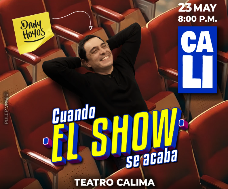 hugogam's tweet photo. @AlegandroHoyos Listo para mañana. 
Danny Hoyos en Cali, cuando el show se acaba, oís. https://t.co/w080145Ckp