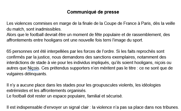 Unis pour Nice tweet media