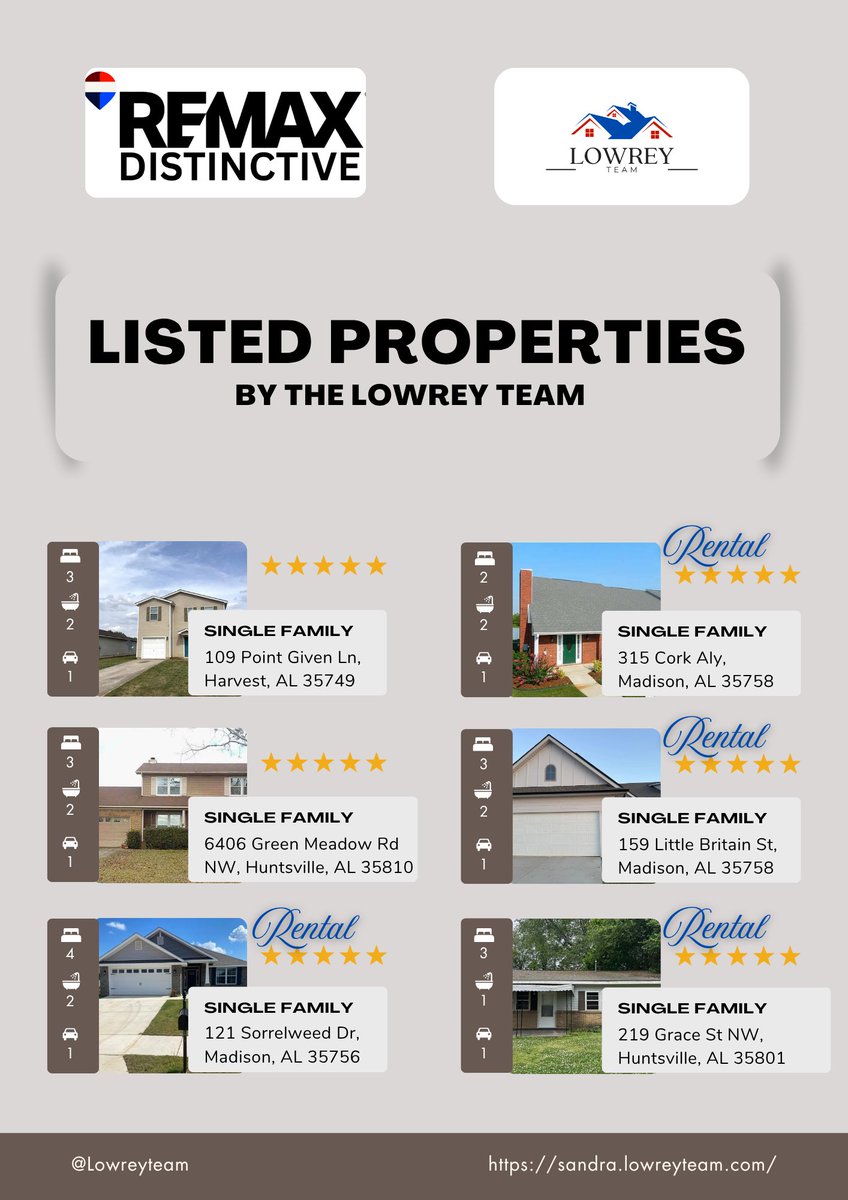 LowreyTeam's tweet photo. ✨ Explore the latest listings from the Lowrey Team! From charming homes to spacious properties with standout features, there’s something for every buyer. Browse the available homes below and let us know which one catches your eye! 🏡 https://t.co/EkavnuEKcx