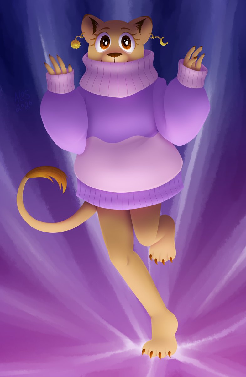 AROSUsama's tweet photo. For this commission I decided to try a more expressive pose, and I think it came out hella cute. My art lessons last year really came in handy when I shaded it! https://t.co/pYjhtEE8sx