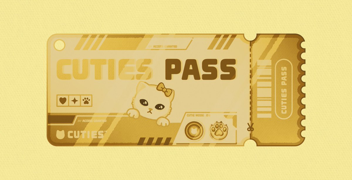 CutiesNFT_'s tweet photo. Presale for Cuties Golden Passes starts in 3 hours 🌸

Presale page: https://t.co/82hPIKWqrN

Ethereum mainnet | Supply: 20 | Price: 0.01 ETH | Max: 2 per cutie https://t.co/gdnldS0M14