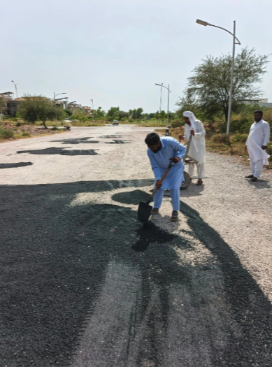 masifabbasi's tweet photo. 📸 Photos attached: This is the "repair" work done on D-12 Markaz roads.

@CDAthecapital  @SohailAshrafGor

Serious question: Is this a temporary fix or are we supposed to believe this is the long-term solution?

Because if it's patchwork before monsoon season, here's what every road engineer knows:

Patch repairs done before heavy rains fail within weeks. Water seeps into loose edges, erodes the base layer, and the patch breaks apart faster than the original pothole.

Pre-monsoon patchwork without proper base preparation is literally throwing taxpayer money into puddles. Studies across South Asia confirm that roads patched without milling and proper compaction deteriorate 3x faster during monsoon.

The correct approach is full-depth carpeting with proper drainage. Anything less before July is a photo-op, not a repair.

So @CDAthecapital, which one is this?

Can i please ask CDA for the D-12 road maintenance budget vs actual spend for last 5 years and why we no one gets penalized for  20 years of neglect -  We don't need another patch. We need accountability.

#D12 #CDA #Islamabad #FixOurRoads