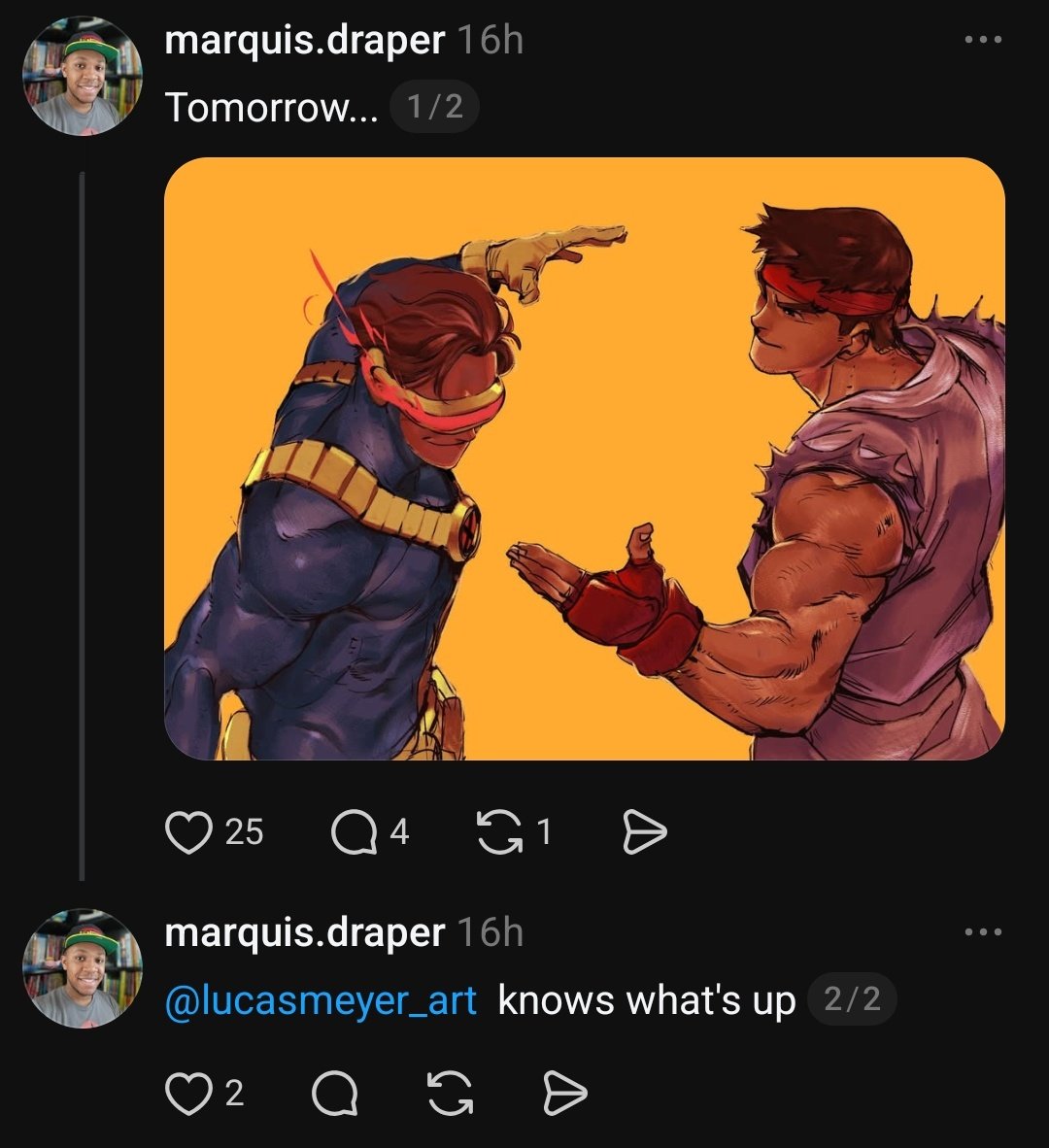 dcuworld's tweet photo. Now i understand why Marquis Draper posted this yesterday https://t.co/bvb4PEsfEp