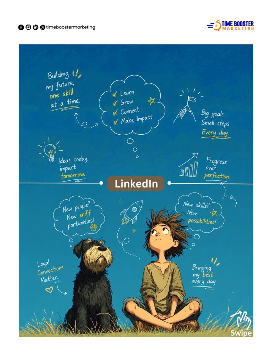 TimeBoosterMktg's tweet photo. Instagram gets attention.
LinkedIn builds authority.

One drives visibility. The other drives trust and professional positioning.

The smartest brands know the difference.
#LinkedIn #InstagramMarketing #Branding #MarketingStrategy #SocialMediaMarketing https://t.co/cECq2ixXAr